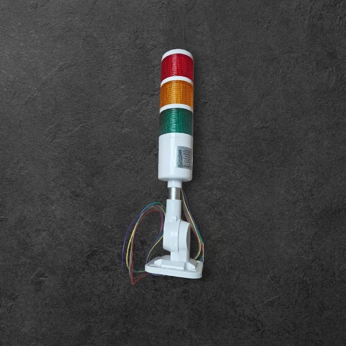 3-barvna industrijska LED signalna stolpna luč RGB, 3-barvna LED signalna luč, industrijska signalna stolpna luč, RGB signalna luč, strojegradnja, avtomatizacija, rezervni deli, PLC, industrija, Ljubljana