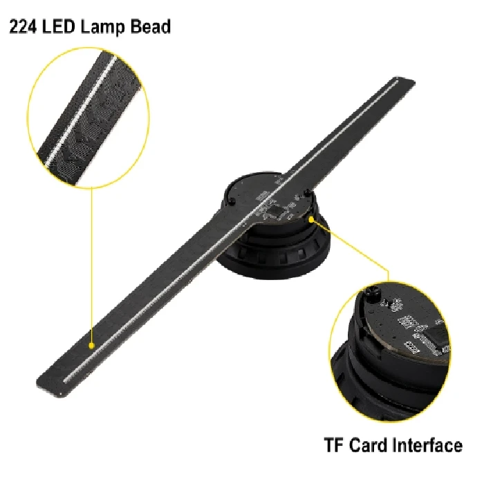Hologramski projektor premer 420mm 224 Ledic za oglaševanje, hologram,holographic fan hologram projector, Advertising Lights, Commercial Lighting, Lights,Lighting,hologramski projektor, oglaševanje, LED projektor, ceneje, ugodno, prihranek, lokalno, Ljubljana.