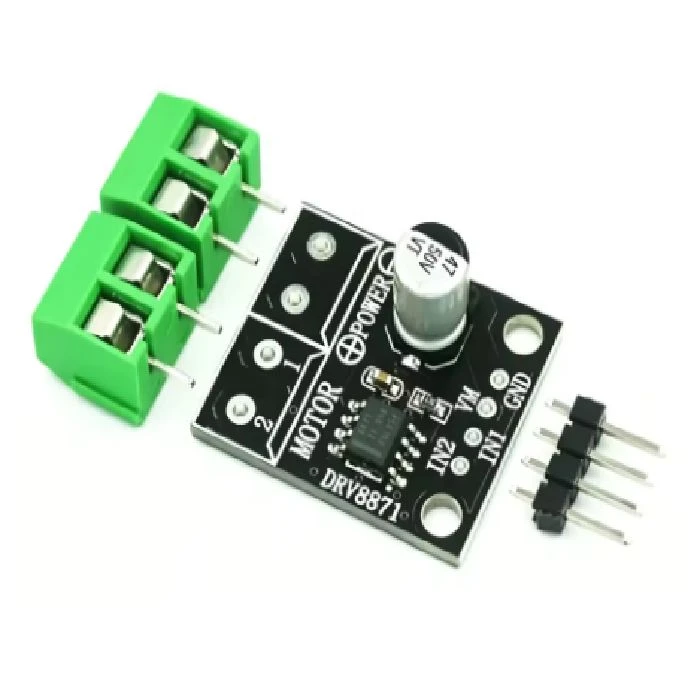 Modul H most za koračne motorje DRV8871 , Modul H most DRV8871, DRV8871 Slovenija, krmilnik DC motorja, gonilnik koračnega motorja, PWM regulator motorja, Arduino ESP32 motor, H most 3.6A, elektronika Ljubljana, poceni krmilnik motorja, robotika, avtomatizacija