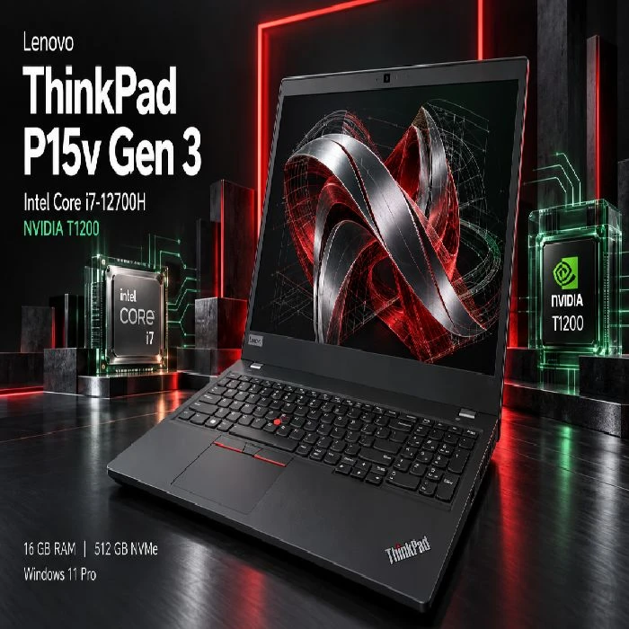 Lenovo ThinkPad P15v Gen 3 i7-12700H 16GB 512GB NVMe T1200 Windows 11 Pro, Lenovo ThinkPad P15v Gen 3, i7-12700H, 16GB RAM, 512GB NVMe, NVIDIA T1200, Windows 11 Pro