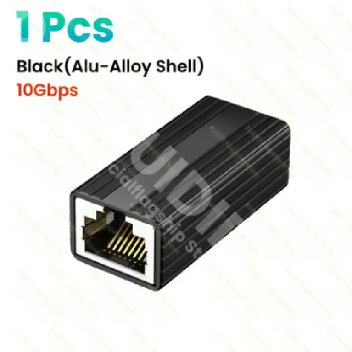 RJ45 10Gbps spojka za Ethernet kabel Cat8 Cat7 Cat6, RJ45 10Gbps spojka, Ethernet spojka, Cat8 Cat7 Cat6 adapter, female to female RJ45, gigabit network extender, alu housing, low interferance, gold plated contacts, ceneje, ugodno, prihranek, lokalno, Ljubljana