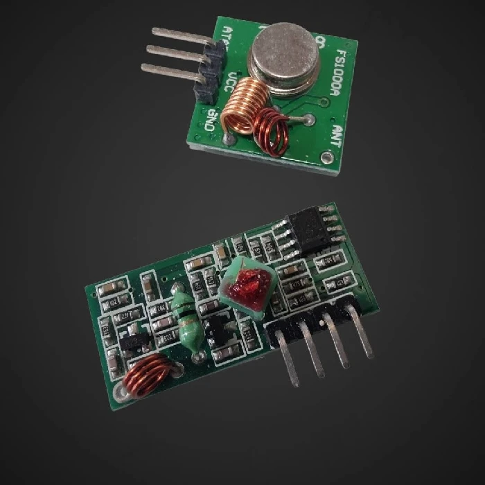 Radijski sprejemnik in oddajnik 433MHz za Arduino, radijski oddajnik 433MHz, sprejemnik 433MHz, arduino brezžični modul, razvojni modul arduino, komunikacija arduino, ceneje, ugodno, prihranek, lokalno, ljubljana