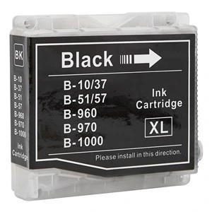 Kompatibilna kartuša za Brother LC970BK / LC1000BK, črna, 36 ml, BR-970B-1, LC970BK / LC1000BK, črna
