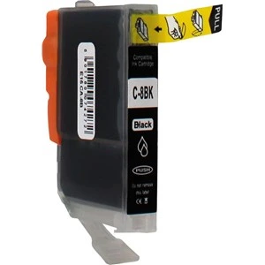 Kompatibilna kartuša za Canon CLI8BK / 0620B, črna, 14 ml, brez prodajne škatle, CA-8B-1, 0620B / CLI8BK, črna
