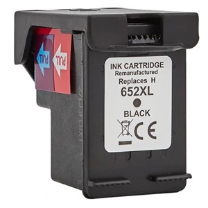 Obnovljena kartuša za HP F6V25AE, črna, 20 ml, HP-652XB-2, F6V25AE, črna