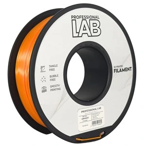 Filament PLA za hitro tiskanje Professional Lab, oranžen, 1,75 mm, 1 kg, FG-P19-E1, 1575 C, oranžen