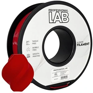 Filament PETG Professional Lab, rdeč, 1,75 mm, 1 kg, FG-P30-E1, 186 C, rdeč