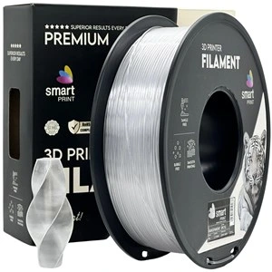 Filament PETG Smart Print, prozoren, 1,75 mm, 1 kg, FG-S32-E1, prozoren