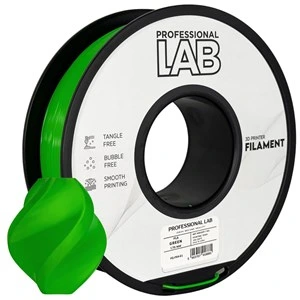 Filament PLA Professional Lab, zelen, 1,75 mm, 1 kg, FG-P64-E1, 354 C, zelen