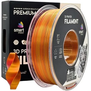 Filament PLA Silk Smart Print, dvobarvni: rdeč / zlat, 1,75 mm, 1 kg, FG-S100-E1, 186 C, 116 C, dvobarvni: rdeč / zlat