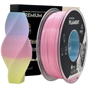 Filament PLA Silk Smart Print, svetle mavrične barve, 1,75 mm, 1 kg, FG-S110-E1, 7499 C, 7436 C, 290 C, 1625 C, svetle mavrične barve
