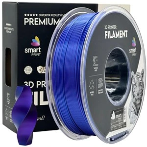 Filament PLA Silk Smart Print, tribarvni: moder / vijoličen / črn, 1,75 mm, 1 kg, FG-S117-E1, 300 C, 2592 C, Neutral Black C, tribarvni: moder / vijoličen / črn