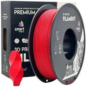 Filament PLA mat Smart Print, rdeč, 1,75 mm, 1 kg, FG-S25-E1, 186 C, rdeč