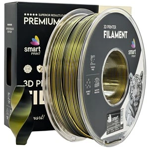 Filament PLA Silk Smart Print, dvobarvni: črn / zlat, 1,75 mm, 1 kg, FG-S98-E1, Neutral Black C, 116 C, dvobarvni: črn / zlat