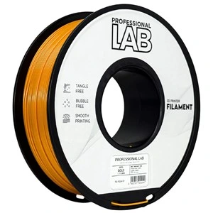 Filament PETG Professional Lab, zlat, 1,75 mm, 1 kg, FG-P224-E1, 116 C, zlat