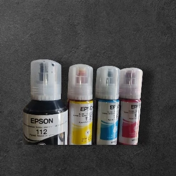 Polnjenje kompleta za Epson 112 CMYK XXL polnjenje 430mL, ceneje, ugodno, prihranek, lokalno, ljubljana, polnjenje epson 112, črnila brez siloksanov, epson 112 cmyk komplet, stabilen pH črnila, recikliranje kartuš