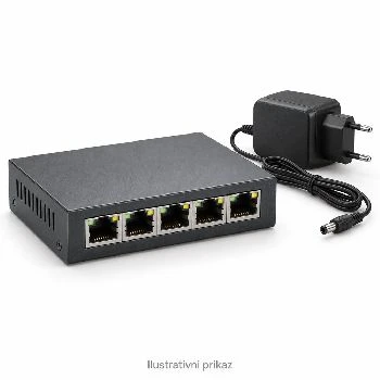 UGREEN mrežno stikalo 5-portno 10/100/1000 Mb/s, UGREEN mrežno stikalo, switch 5 portov, gigabit ethernet 1000 Mbps, RJ45, LAN omrežje
