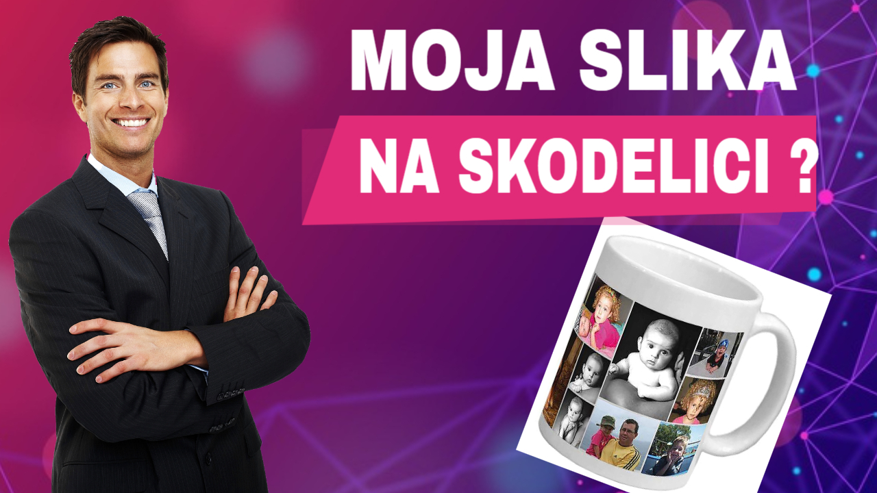 Ali lahko naredite mojo fotografijo na skodelico?