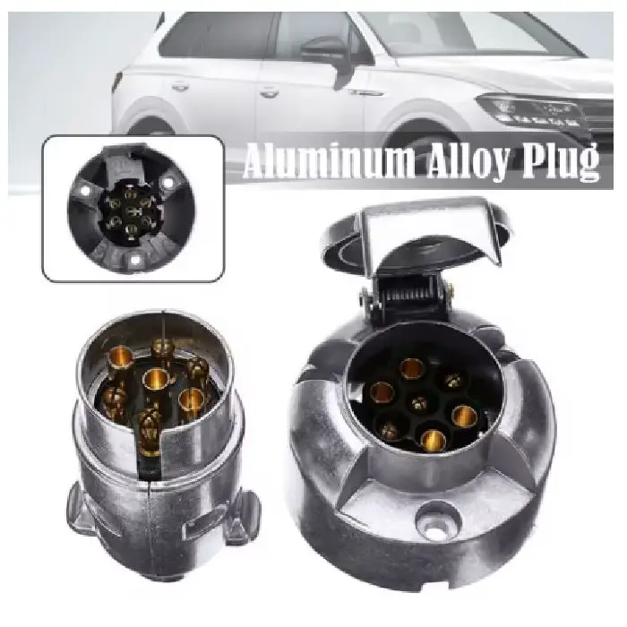 Aluminijast konektor za avto prikolico, kamper, priklopnik, aluminijast konektor za prikolico, konektor za prikolico, konektor za kamper, priklopnik, prtljažnik za kolo, pozlačeni kontakti, vlečna kljuka, Ljubljana, lokalno, ugodno, ceneje, prihranek