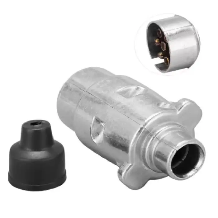 Aluminijast konektor za avto prikolico, kamper, priklopnik, aluminijast konektor za prikolico, konektor za prikolico, konektor za kamper, priklopnik, prtljažnik za kolo, pozlačeni kontakti, vlečna kljuka, Ljubljana, lokalno, ugodno, ceneje, prihranek
