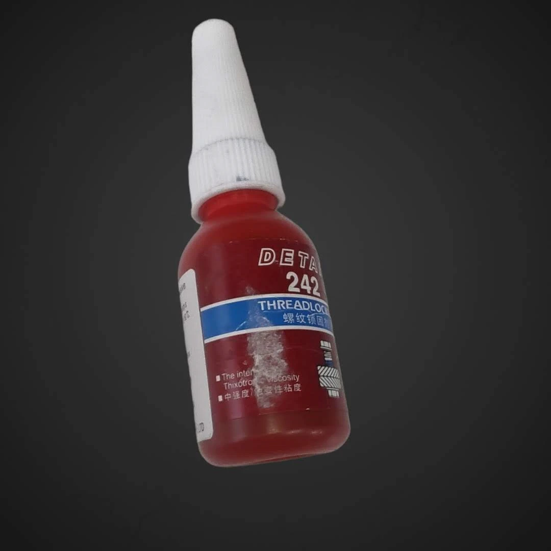 Anaerobno lepilo za navoje Detai 242 10mL, Detai 242, thread locker glue, Loctite 222, anaerobno lepilo, navoji, strojegradnja, industrijska avtomatizacija, robotika, embalaža, zanesljivost, konkurenčna cena, ergonomično, vzdrževanje, aplikacija, kakovost, podjetje Svet črnil, Slovenija