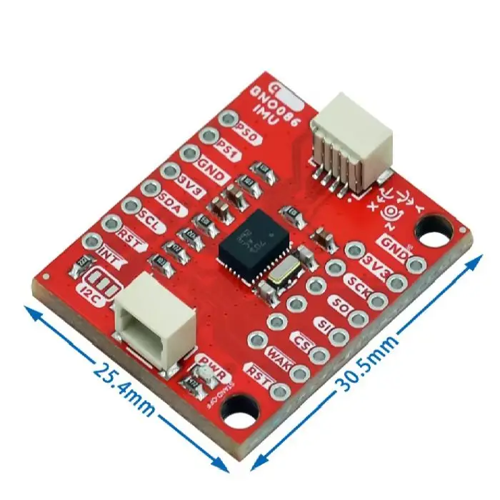 BNO086 Qwiic IMU breakout modul za VR in robotiko  3 osni, BNO086, Qwiic IMU, IMU senzor, VR senzor, robotika senzor, 3-osni senzor, I2C senzor, SPI senzor, UART senzor, natančen IMU, industrijski senzor, ceneje, ugodno, prihranek, lokalno, Ljubljana