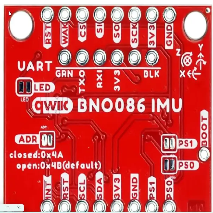 BNO086 Qwiic IMU breakout modul za VR in robotiko  3 osni, BNO086, Qwiic IMU, IMU senzor, VR senzor, robotika senzor, 3-osni senzor, I2C senzor, SPI senzor, UART senzor, natančen IMU, industrijski senzor, ceneje, ugodno, prihranek, lokalno, Ljubljana