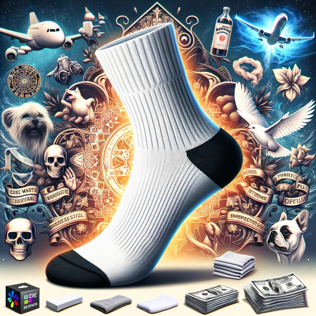 Blank nogavice za sublimacijo s črno peto velikost 37-46, poliester,socks,white,sublimation,nogavice za sublimacijo,smešne nogavice, elegantne nogavice, darila, promocijski material, varni materiali, hibridna sublimacijska črnila, profesionalni papir za sublimacijo, ceneje, ugodno, prihranek, lokalno, Ljubljana