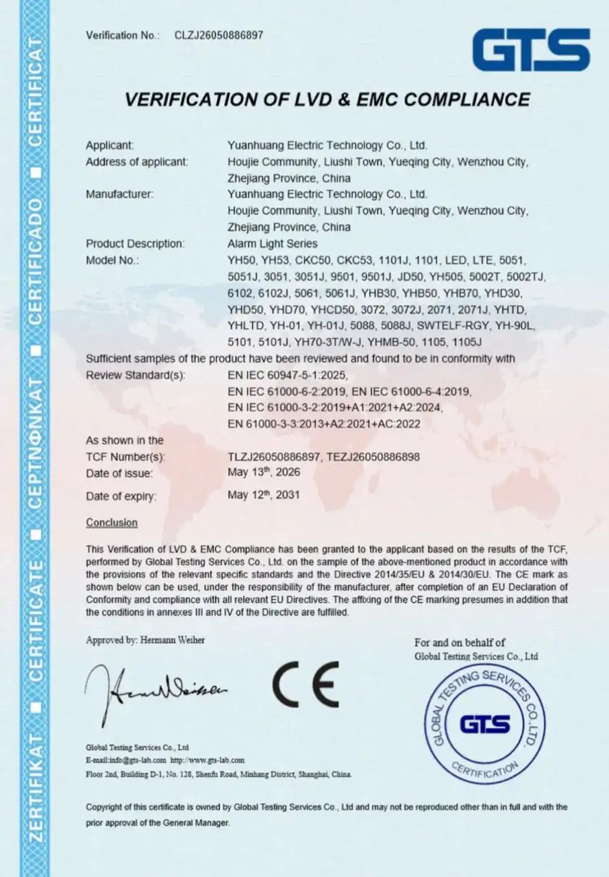 CE Certifikat za LED signalne luči za industrijo, CE certifikat LED signalne luči,LED signalna luč,industrijska signalizacija,CE skladnost,EU izjava o skladnosti,EMC,RoHS,24 V signalna luč,signalni stolp,tower light,avtomatizacija,razvoj strojev