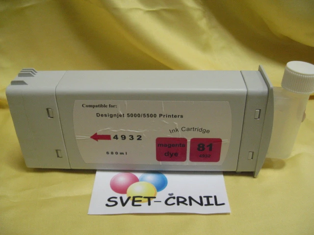 CISS sistem HP DesignJet 5500 (HP 81 kartuše) Dye verzija, hp 81 kartuše,ciss sistem,CISS 5500,CISS HP 81