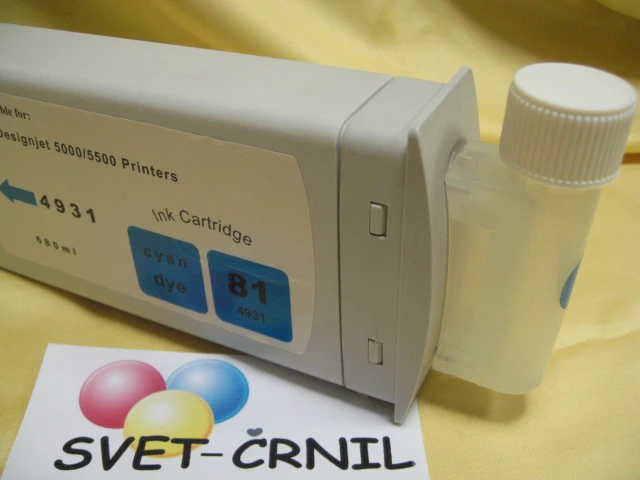 CISS sistem HP DesignJet 5500 (HP 81 kartuše) Dye verzija, hp 81 kartuše,ciss sistem,CISS 5500,CISS HP 81