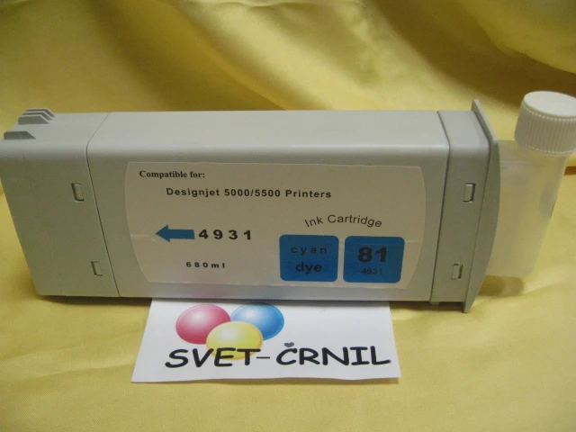 CISS sistem HP DesignJet 5500 (HP 81 kartuše) Dye verzija, hp 81 kartuše,ciss sistem,CISS 5500,CISS HP 81