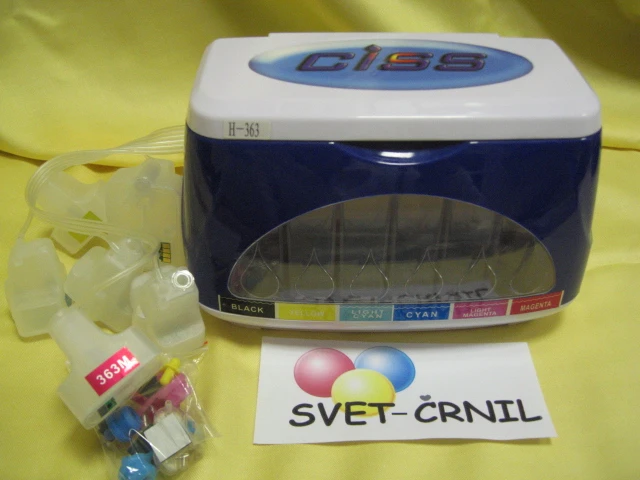 CISS sistem za HP-02 (6 barvni) za Photosmart 6280, hp-02,ciss sistem,CISS HP-02,cfs