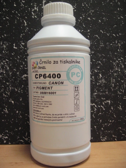Črnilo za Canon CP6400 Photo Cyan 1000mL, cp6400pc 1kg,črnilo cp 6400