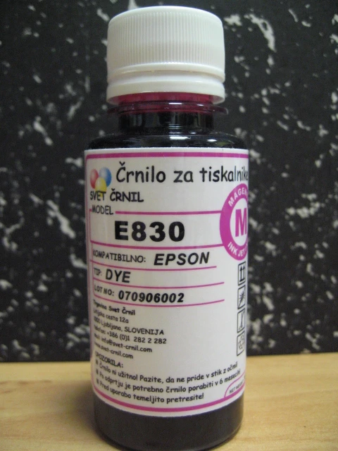 Črnilo za Epson E830 Magenta 100ml, e830m