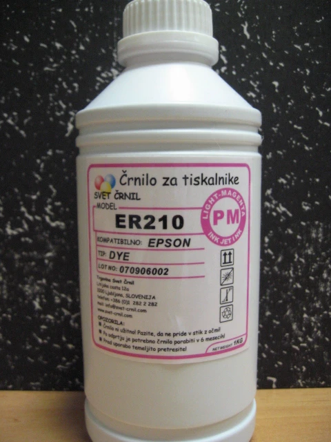 Črnilo za Epson ER210 Photo magenta 1000mL, er210pm 1kg