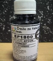 Črnilo za Epson tiskalnike EP1800 Matte Black pigment 100ml, ep1800MBK,epson 1800
