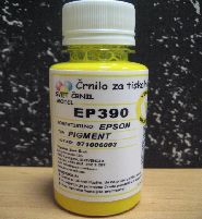 Črnilo za Epson tiskalnike EP390 Yellow pigment 100ml, ep390Y