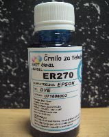 Črnilo za Epson tiskalnike ER270 Cyan 110ml, er270c,ER 270,črnilo,črnilo epson