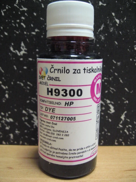 Črnilo za HP H9300 Magenta 100ml, h9300m