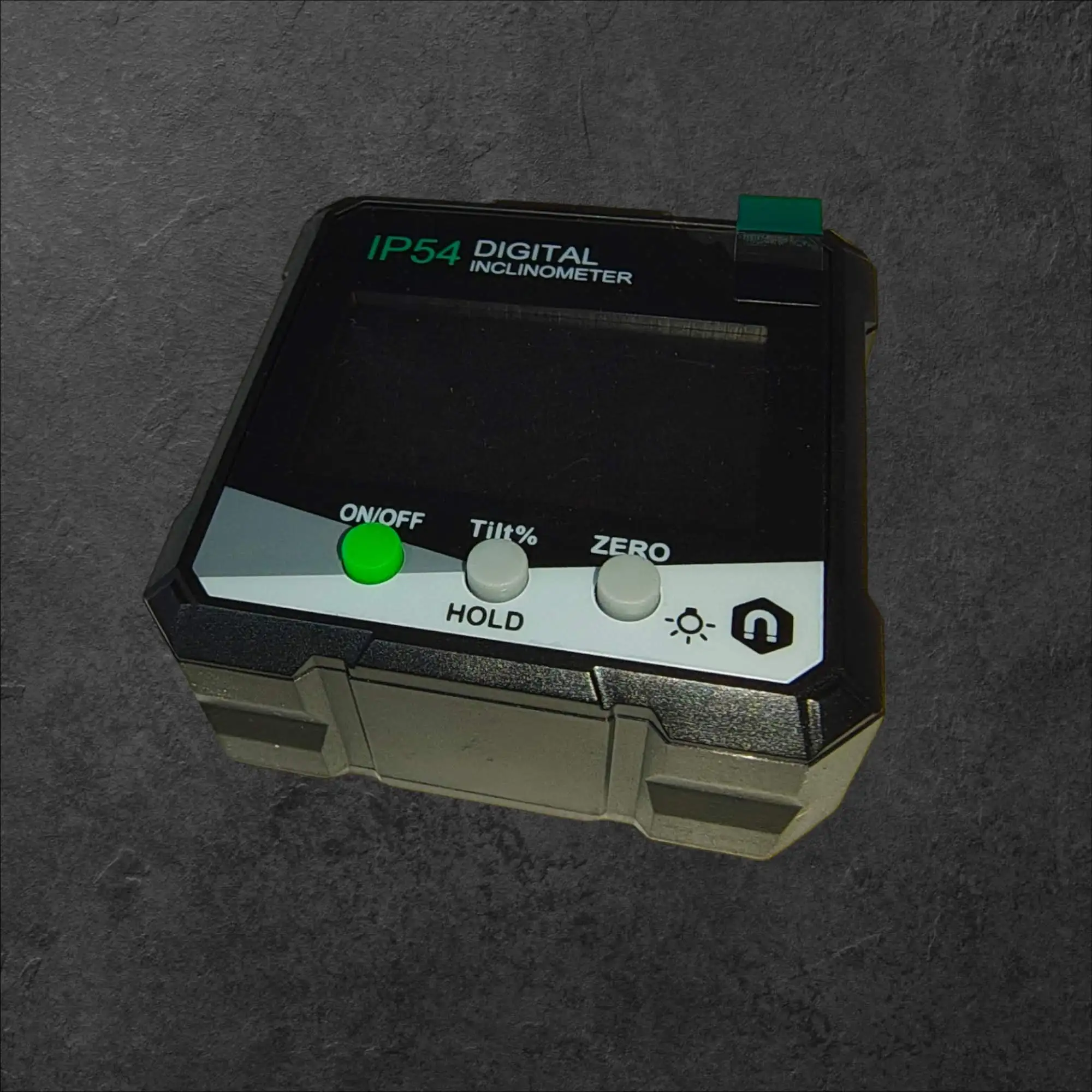 Digitalni kotomer za obrtnike in hobby zelena led osvetlitev, digitalni kotomer, zelena LED osvetlitev, digitalni inclinometer, merjenje kota, mizarji Ljubljana, varjenje pločevine, ceneje, ugodno, prihranek, lokalno, Ljubljana