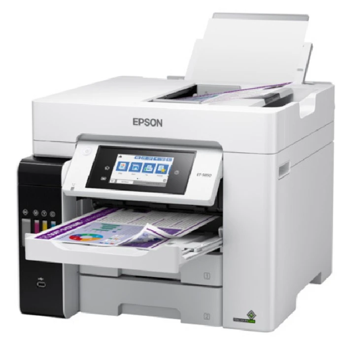 EPSON EcoTank Multifunkcijski tiskalnik 4v1 ET-5850 WiFi ADF, et5850,eco,tank,refill,ink,cheap,ugodno,slovenija,epson,tiskalnik,multifunkcijska