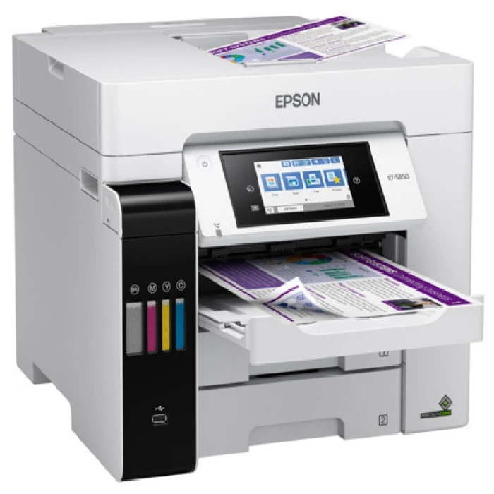 EPSON EcoTank Multifunkcijski tiskalnik 4v1 ET-5850 WiFi ADF, et5850,eco,tank,refill,ink,cheap,ugodno,slovenija,epson,tiskalnik,multifunkcijska