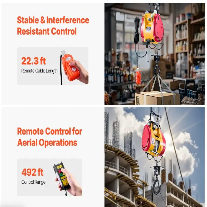 Električno dvigalo 1800W 500kg 30m na daljinsko upravljanje, električno dvigalo, 1800W dvigalo, 500kg električni vitel, daljinsko upravljanje, dvigalo za gradbišča, ceneje, ugodno, prihranek, lokalno, Ljubljana