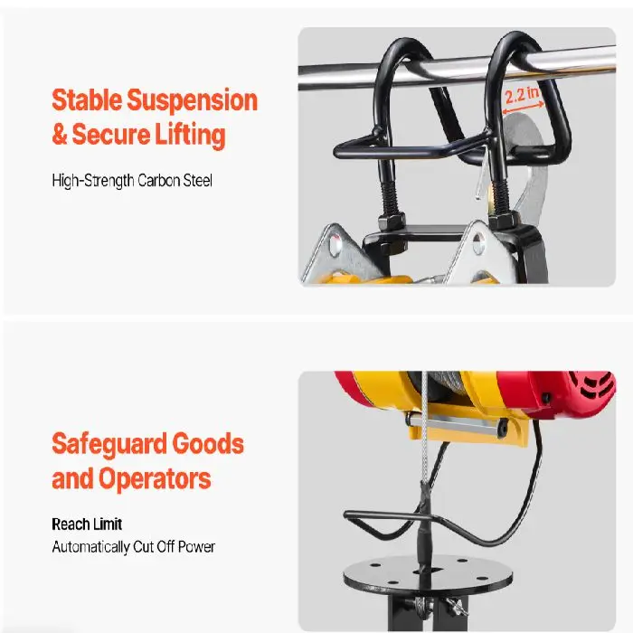 Električno dvigalo 1800W 500kg 30m na daljinsko upravljanje, električno dvigalo, 1800W dvigalo, 500kg električni vitel, daljinsko upravljanje, dvigalo za gradbišča, ceneje, ugodno, prihranek, lokalno, Ljubljana