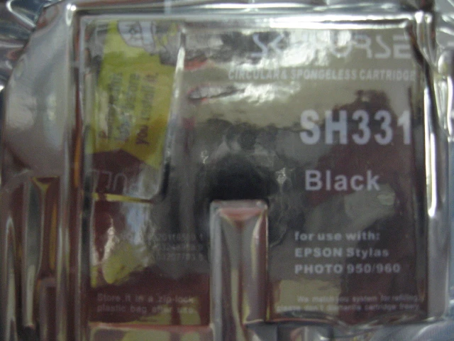 Epson kaseta brez gobice SH331 Black, T0331