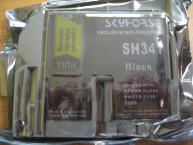 Epson kaseta brez gobice SH341 Photo Black, t0341