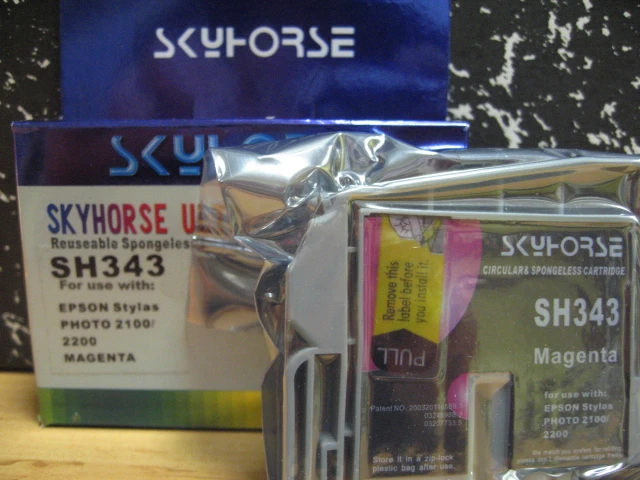 Epson kaseta brez gobice SH343 Magenta, T0343