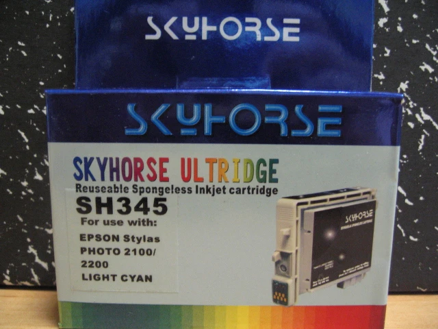 Epson kaseta brez gobice SH345 Light Cyan, T0345
