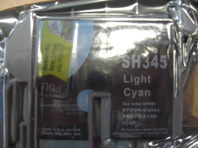 Epson kaseta brez gobice SH345 Light Cyan, T0345